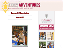 Tablet Screenshot of abbeyadventures.org